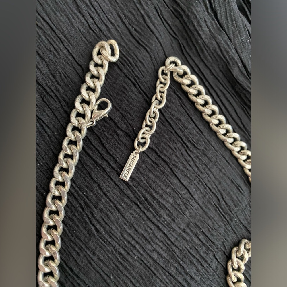 Sugarfix By Bauble Bar Silver-tone Statement Turquoise Dangling Bib - Picture 8 of 15
